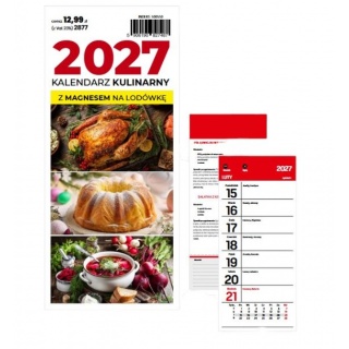 Kalendarz Kulinarny z magnesem 2027, Ścienne, Kalendarze