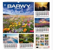 Kalendarz Kwadrat Barwy Natury 2027