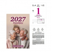 Kalendarz zdzierak A5 Familijny 2027