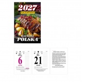 Kalendarz zdzierak A6 Kuchnia Polska 2027
