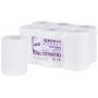 Cellulose paper towel roll DONAU EXPERT Mini, 2 layers, 200 sheets, 6 pcs, white