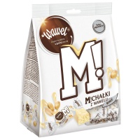 Cukierki czekoladowe WAWEL, Michałki Zamkowe, białe, 245g, Czekoladki, Artykuły spożywcze