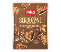 Musli INKA, owsiane serduszka z czekoladą, 50g, Przekąski, Artykuły spożywcze