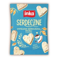 Musli INKA, owsiane serduszka z kokosem, 50g, Przekąski, Artykuły spożywcze