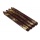 Świeca stołowa DONAU HOME Aura, 22x240mm, 4 szt., bordowa