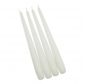 Taper candle DONAU HOME, 22x240mm, 4 pcs., white