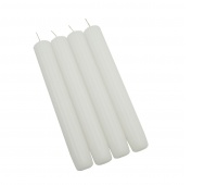 Table candle DONAU HOME, 22x175mm, 4 pcs., white
