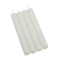 Table candle DONAU HOME, 22x175mm, 4 pcs., white