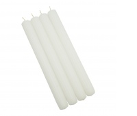 Table candle DONAU HOME, 22x240mm, 4 pcs., white