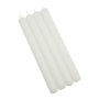 Table candle DONAU HOME, 22x240mm, 4 pcs., white