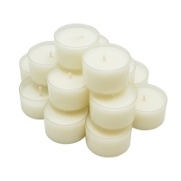 Świeca DONAU HOME Tealight, naturalny wosk, 7h, 18 szt., kremowa, Świece, Wyposażenie biura