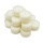 Świeca DONAU HOME Tealight, naturalny wosk, 7h, 50 szt., kremowa
