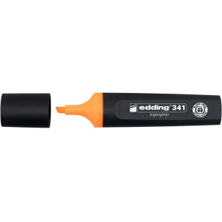Zakreślacz e-341 EDDING, 2-5mm, pomarańczowy, Textmarkery, Artykuły do pisania i korygowania