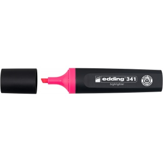 Zakreślacz e-341 EDDING, 2-5mm, r&oacute;żowy, Textmarkery, Artykuły do pisania i korygowania