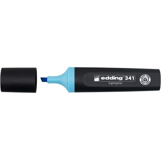 Zakreślacz e-341 EDDING, 2-5mm, błękitny, Textmarkery, Artykuły do pisania i korygowania