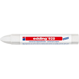 Kredka uniwersalna e-920 EDDING, biała, Kredki, Artykuły do pisania i korygowania