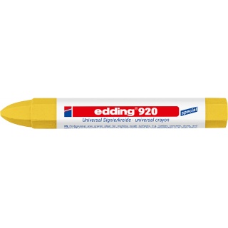 Kredka uniwersalna e-920 EDDING, ż&oacute;łta, Kredki, Artykuły do pisania i korygowania