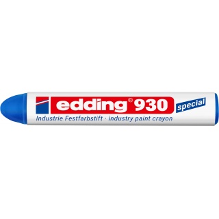 Kredka lakiernicza e-930 EDDING, niebieska, Kredki, Artykuły do pisania i korygowania