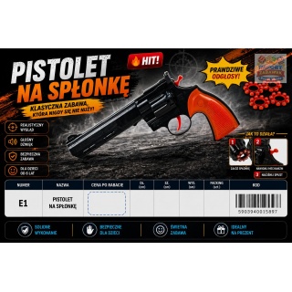 PISTOLET NA SPŁONKĘ, Dla chłopca, Zabawki