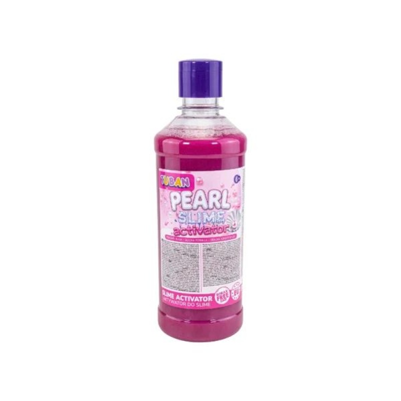 SLIME AKTYWATOR PERŁOWY R&Oacute;ŻOWY 500 ml, Kreatywne, Zabawki