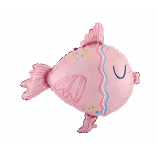 BALON FOLIOWYR&Oacute;ŻOWA RYBKA 60X57cm, Balony, Art. na okazje i przyjęcia