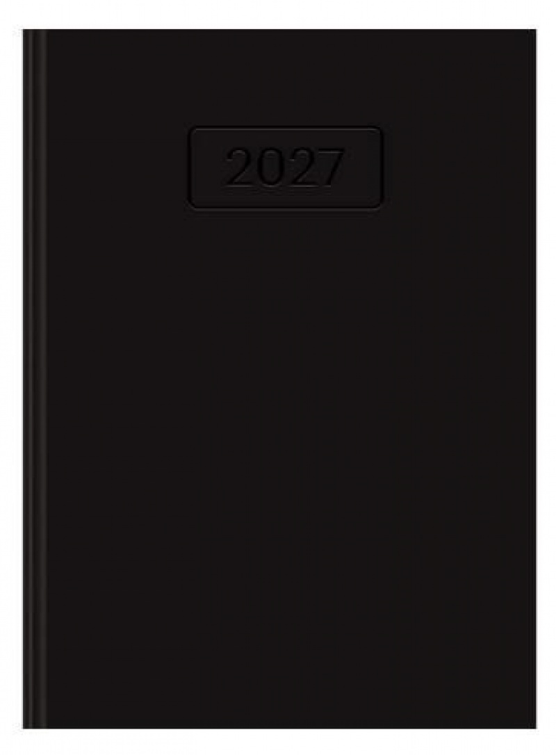 KALENDARZ HERLITZ SZEFA A4 DTP CZARNY 2027, Dzienne, Kalendarze