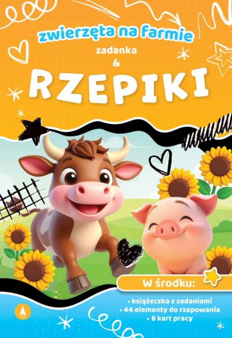 RZEPIKI ZWIERZĘTA NA FARMIE, Edukacyjne, Książeczki