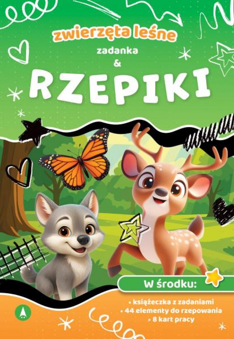 RZEPIKI ZWIERZĘTA LEŚNE, Edukacyjne, Książeczki
