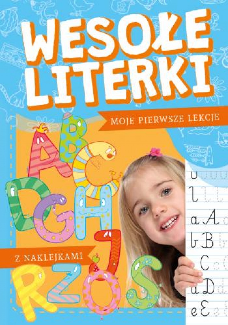 WESOŁE LITERKI A4., Edukacyjne, Książeczki