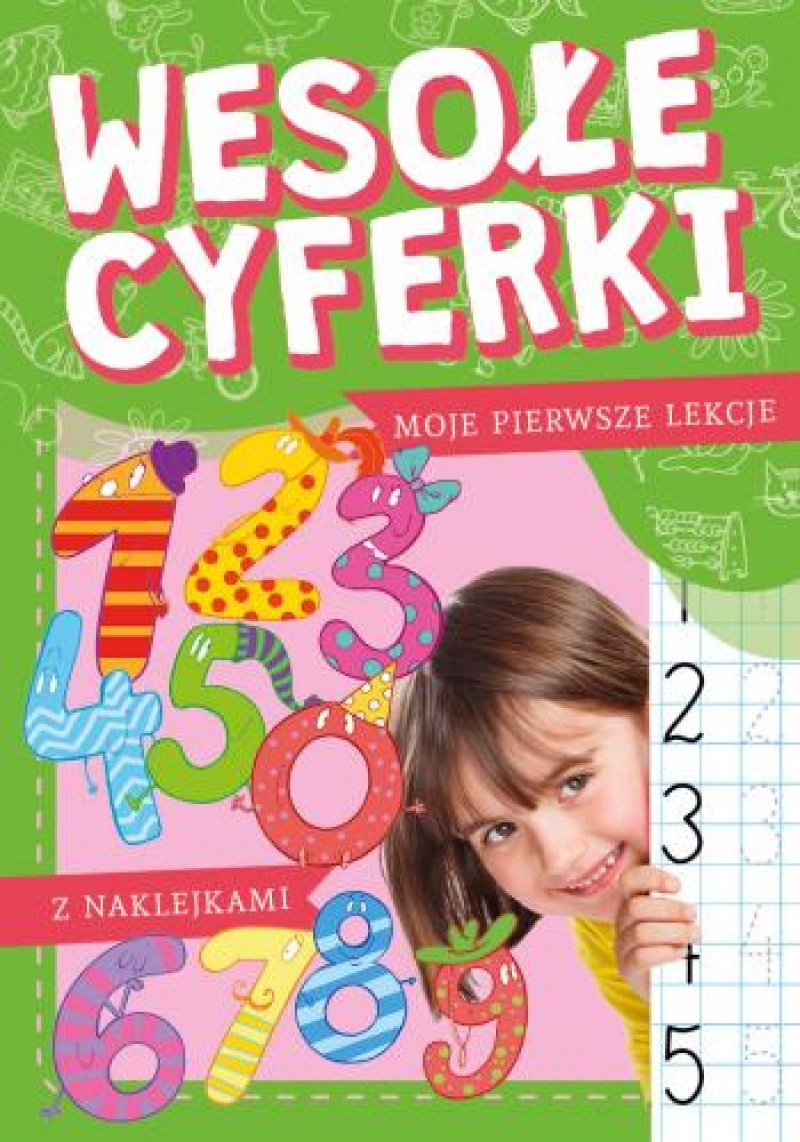 WESOŁE CYFERKI A4., Edukacyjne, Książeczki