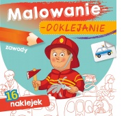 MALOWANKI DOKLEJANKI-ZAWODY, Edukacyjne, Książeczki