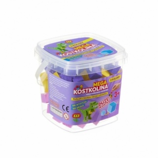MEGA KOSTKOLINA PURPLE 3 KOLORY WIADERKO, Kreatywne, Zabawki