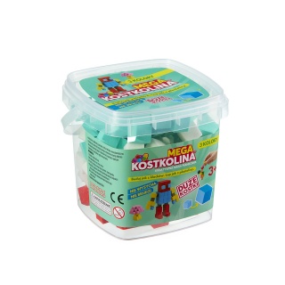 MEGA KOSTKOLINA MINT 3 KOLORY WIADERKO, Kreatywne, Zabawki