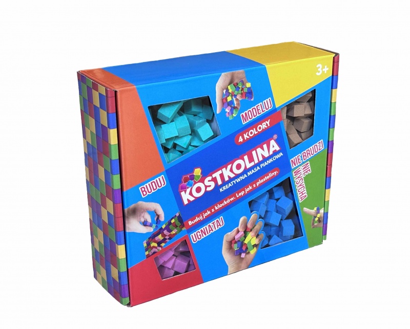 KOSTKOLINA BLUE 4 KOL., Kreatywne, Zabawki