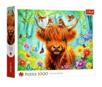 Puzzle 1000 - Szkocka krowa