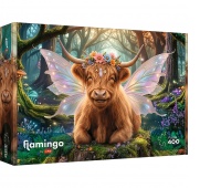 Puzzle 400 - Flamingo by Trefl - Leśna opiekunka