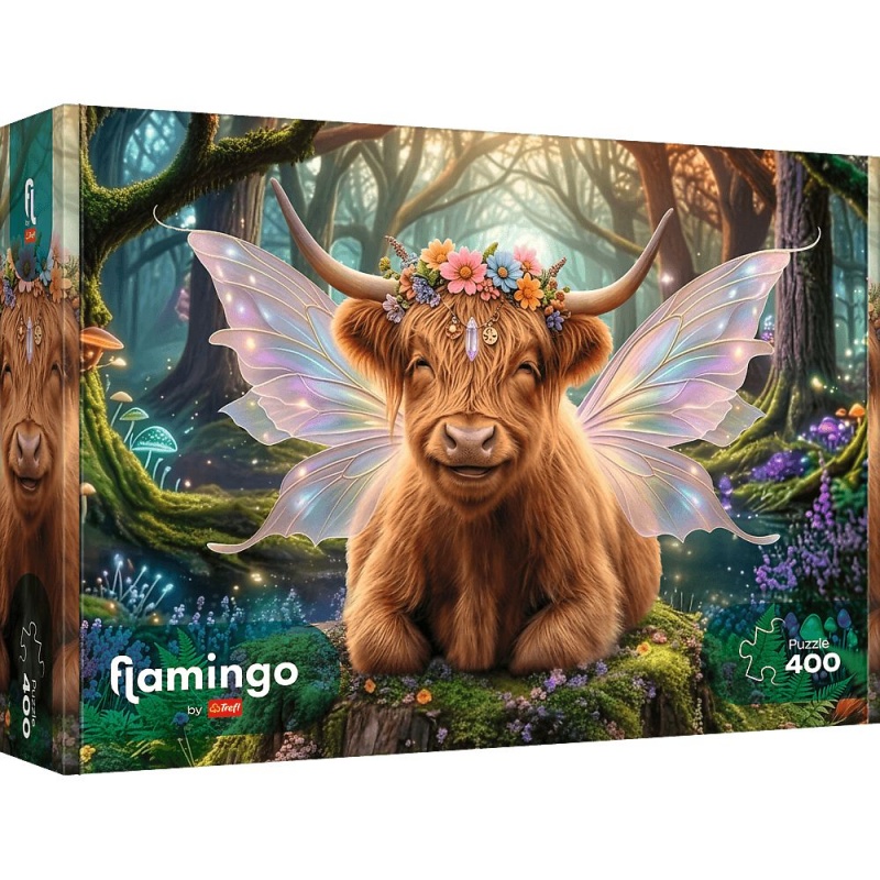 Puzzle 400 - Flamingo by Trefl - Leśna opiekunka, Puzzle