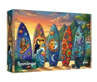 Puzzle 400 - Flamingo by Trefl - Letnia przygoda