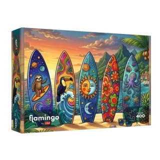 Puzzle 400 - Flamingo by Trefl - Letnia przygoda, Puzzle