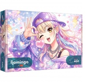 Puzzle 400 - Flamingo by Trefl - Pastelowy urok