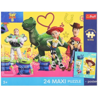 PUZZLE 24 Maxi - TREFL PREMIUM PLUS KIDS - Zaba..., Maxi, Puzzle