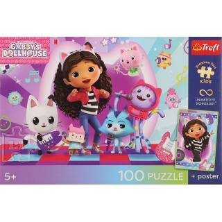 PUZZLE 100 UFT - TREFL PREMIUM PLUS KIDS, 100 element&oacute;w, Puzzle