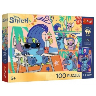 PUZZLE 100 UFT PREMIUM PLUS KIDS - Plażowe dni, 100 element&oacute;w, Puzzle