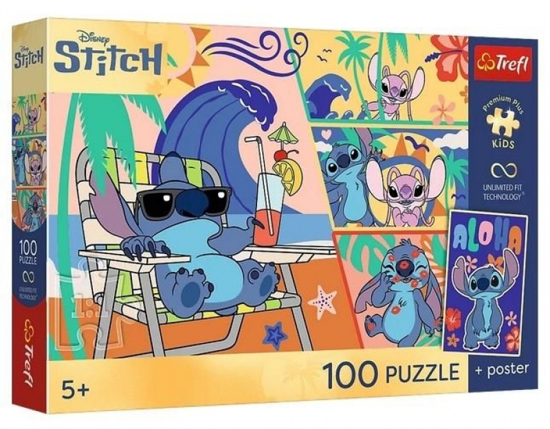 PUZZLE 100 UFT PREMIUM PLUS KIDS - Plażowe dni, 100 element&oacute;w, Puzzle