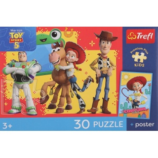 PUZZLE "30" - Trefl Premium Plus Kids - Przy..., 30 element&oacute;w, Puzzle