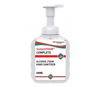 Piankowy środek do dezynfekcji rąk DEB InstantFOAM Complete, butelka z pompką, 400ml, Dezynfekcja i dozowniki, Artykuły higieniczne i dozowniki