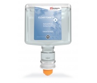 Foam soap DEB Clear Foam Pure, touch-free dispenser refill, 1,2l, fragrance-free