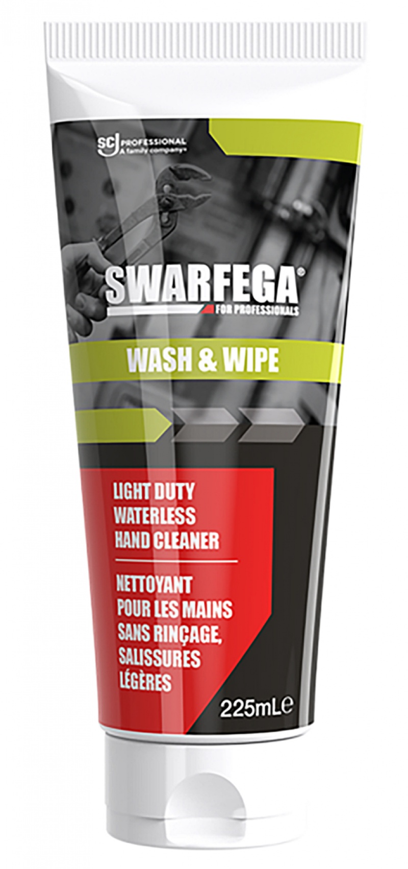 Środek do czyszczenia rąk SWARFEGA Wash & Wipe, tubka, 225ml, Dezynfekcja i dozowniki, Artykuły higieniczne i dozowniki