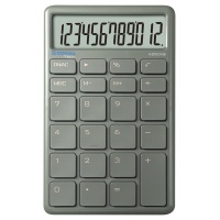 Kalkulator biurowy DONAU TECH, 12-cyfr. wyświetlacz, funkcja pierw., wym. 137x84 mm, zielony, Kalkulatory, Urządzenia i maszyny biurowe