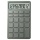 Kalkulator biurowy DONAU TECH, 12-cyfr. wyświetlacz, funkcja pierw., wym. 137x84 mm, zielony
